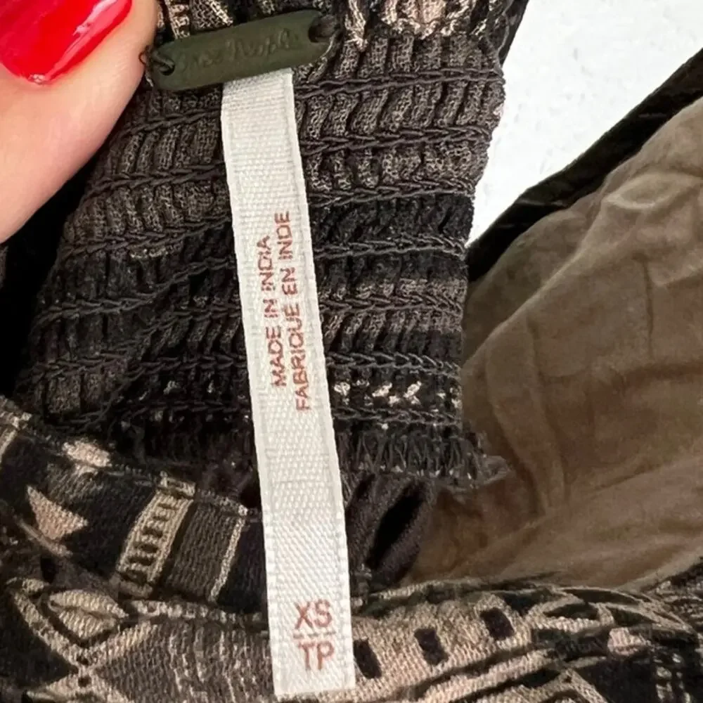 Free People Wide Leg Romper - Size XS, Lined Top - Picture 4 of 12